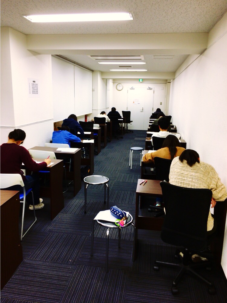 明日は河合模試!!!